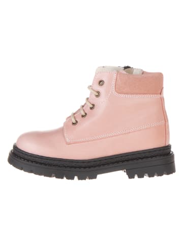 POM POM Leren winterboots lichtroze