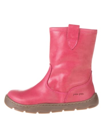 POM POM Leder-Barfußschuhe in Pink