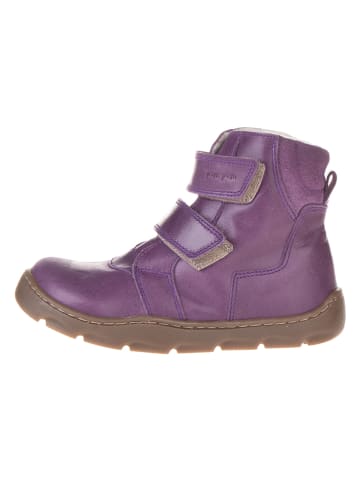 POM POM Leren barefootschoenen violet