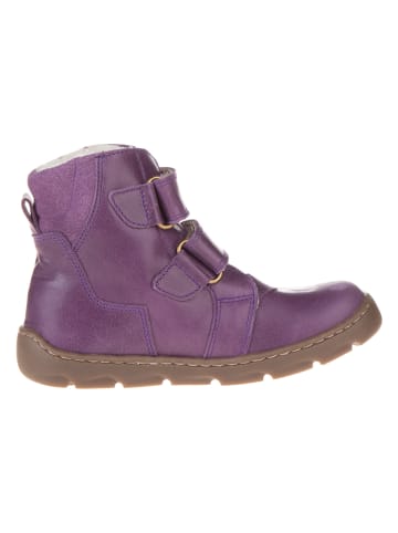 POM POM Leren barefootschoenen violet