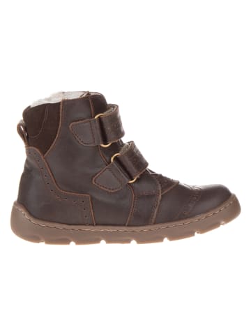 POM POM Leren winterboots bruin
