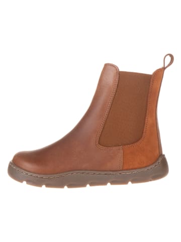 POM POM Leder-Barfußschuhe in Hellbraun