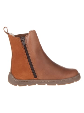 POM POM Leder-Barfußschuhe in Hellbraun