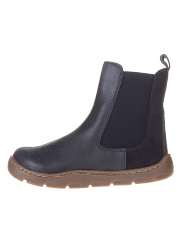 POM POM Leder-Barfußschuhe in Dunkelblau