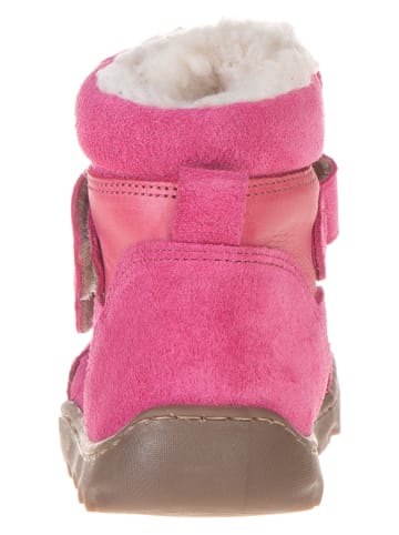 POM POM Leren barefootschoenen roze