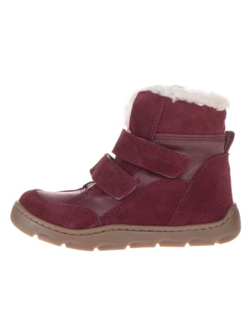 POM POM Leder-Barfußschuhe in Bordeaux