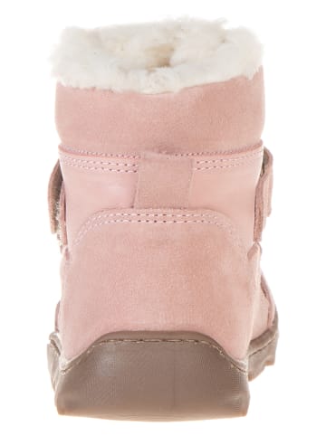 POM POM Leren barefootschoenen lichtroze