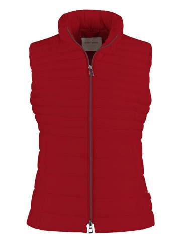 EDITION Doorgestikte bodywarmer rood