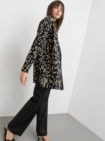TAIFUN Vest zwart/beige