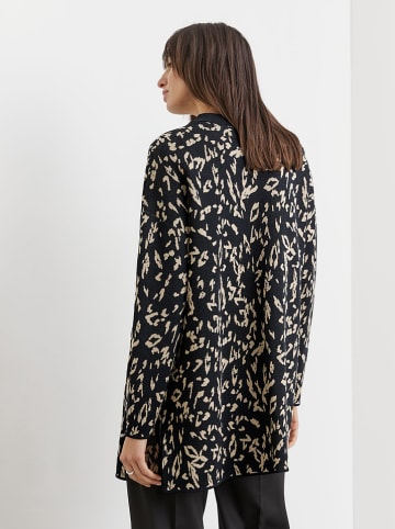 TAIFUN Cardigan in Schwarz/ Beige