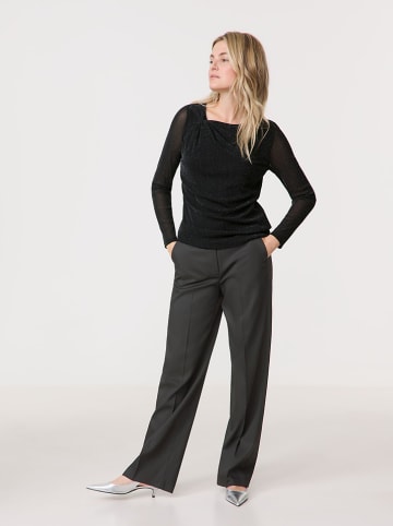 TAIFUN Longsleeve in Schwarz