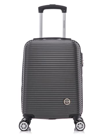 Geographical Norway Hardcase-Trolley "Solomun" in Anthrazit - (B)34 x (H)52 x (T)21 cm