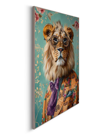 Orangewallz Gerahmter Kunstdruck "Dandy Lion Portrait"