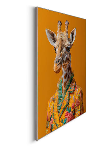 Orangewallz Gerahmter Kunstdruck "Giraffe"