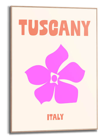 Orangewallz Druk artystyczny "Destination Tuscany" w ramce - 50 x 70 cm