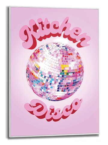 Orangewallz Druk artystyczny "Kitchen Disco" w ramce - 50 x 70 cm