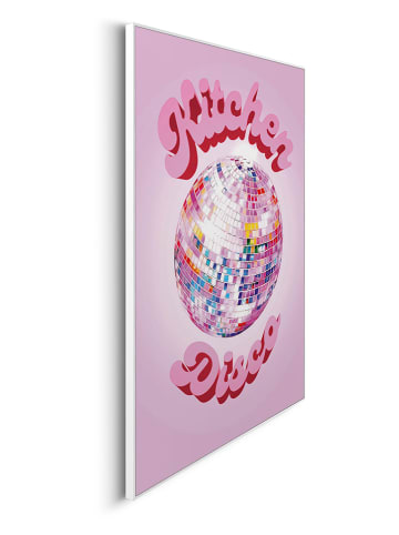 Orangewallz Gerahmter Kunstdruck "Kitchen Disco"