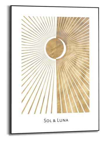 Orangewallz Druk artystyczny "Soleil & Lune" w ramce