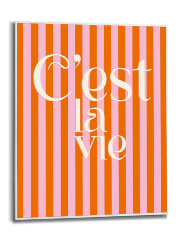 Orangewallz Gerahmter Kunstdruck "Cést la vie"