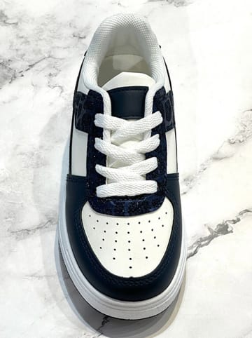 Poti Pati Sneakers "Poti Pati" donkerblauw/wit