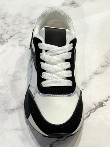 Poti Pati Sneakers "Poti Pati" in Schwarz/ Weiß