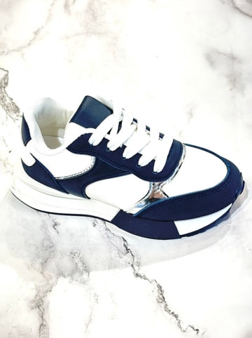 Poti Pati Sneakers "Poti Pati" donkerblauw/wit