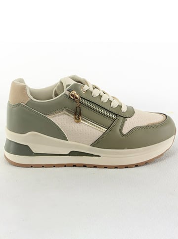 Sixth Sens Sneakers "Sixth Sense" kaki/crème