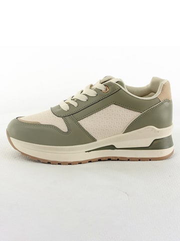 Sixth Sens Sneakers "Sixth Sense" kaki/crème