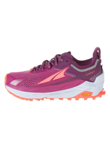 Altra Buty "Olympus 5" w kolorze fioletowo-pomarańczowym do biegania