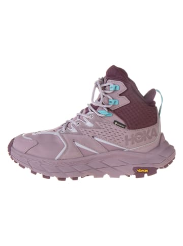 HOKA ONE ONE Leren trekkingschoenen "Anacapa" paars
