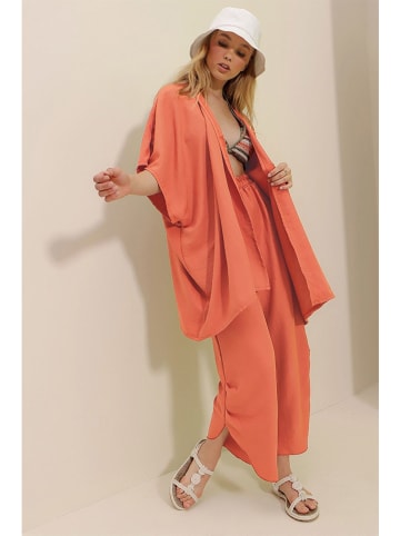 Trend Alacati 2-delige outfit oranje