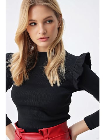 Trend Alacati Pullover in Schwarz