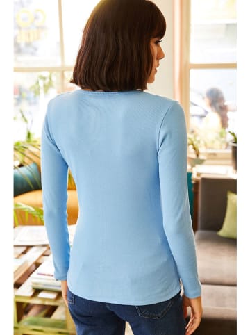 Olalook Longsleeve in Hellblau