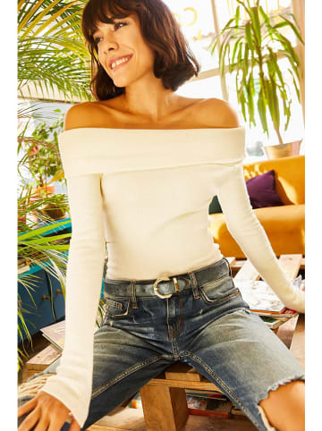 Olalook Pullover in Creme