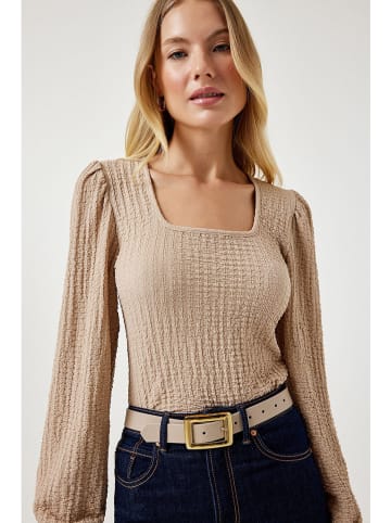 Happiness Istanbul Bluse in Beige