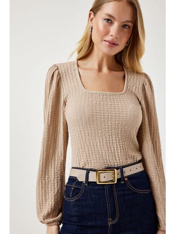 Happiness Istanbul Bluse in Beige