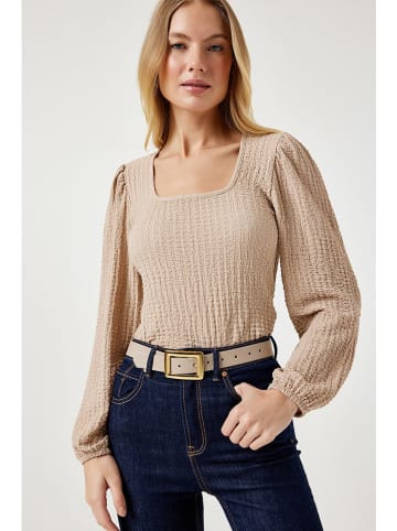 Happiness Istanbul Bluse in Beige
