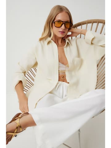 Happiness Istanbul Bluse in Creme