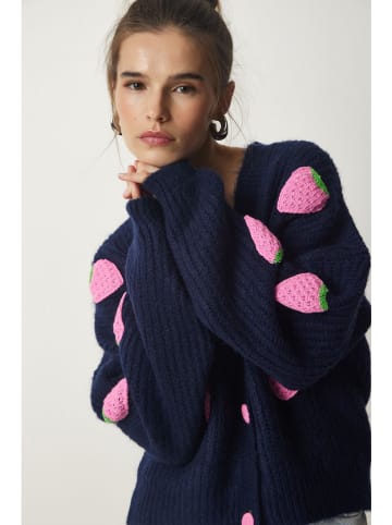 Happiness Istanbul Cardigan in Dunkelblau