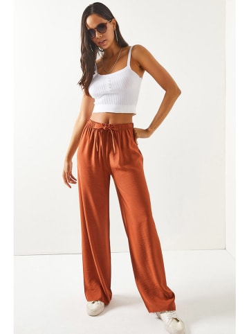 Olalook Broek cognackleurig