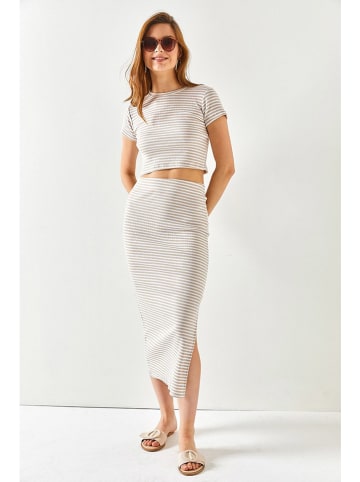 Olalook 2-delige outfit beige