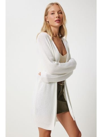 Happiness Istanbul Cardigan in Weiß