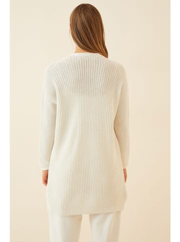 Happiness Istanbul Longcardigan in Creme