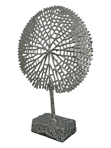 GILDE Dekoobjekt "Tree" in Silber - (B)36 x (H)53 cm