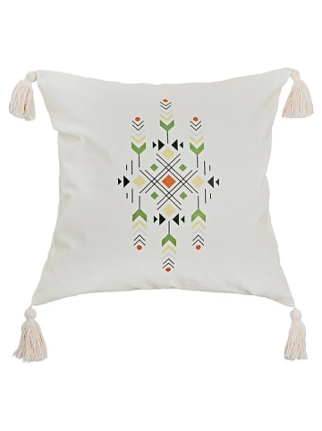 GILDE Kissen "Indio" in Creme - (L)45 x (B)45 cm