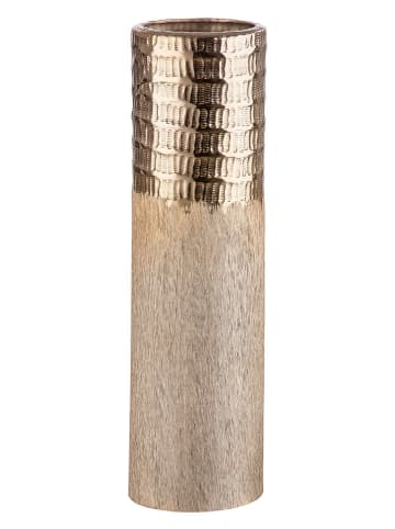 GILDE Vaas "Trento" goudkleurig - (H)35,5 x Ø 10 cm