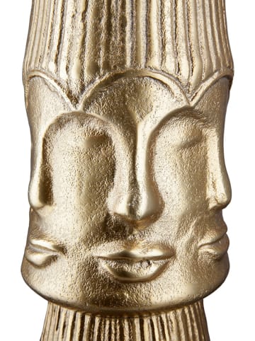 GILDE Vase "Face" in Gold - (H)35 x Ø 11,5 cm