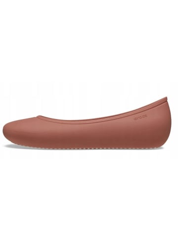 Crocs Ballerinas "Brooklyn" in Hellbraun