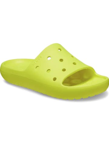 Crocs Pantoletten "Classic v2" in Grün