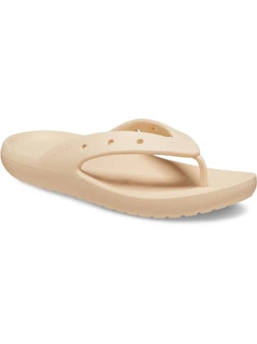 Crocs Japonki "Classic" w kolorze beżowym